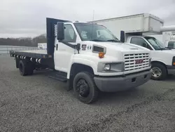 Salvage trucks for sale at Assonet, MA auction: 2006 GMC C5500 Flatbed Truck