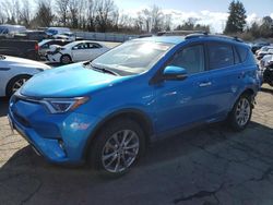 Salvage cars for sale at Portland, OR auction: 2016 Toyota Rav4 HV Limited