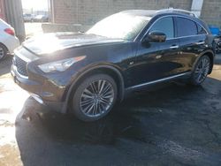 Salvage cars for sale at New Britain, CT auction: 2017 Infiniti QX70