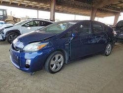 Salvage cars for sale at American Canyon, CA auction: 2011 Toyota Prius