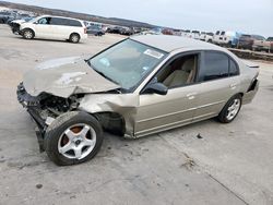 Salvage cars for sale at Grand Prairie, TX auction: 2004 Honda Civic LX