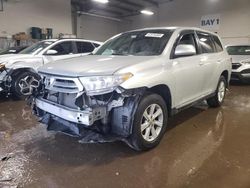 Salvage cars for sale at Elgin, IL auction: 2011 Toyota Highlander Base