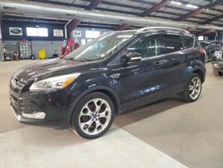 Salvage cars for sale at East Granby, CT auction: 2015 Ford Escape Titanium