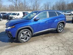 Salvage cars for sale at Ellwood City, PA auction: 2022 Hyundai Tucson SEL