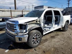 Toyota Tundra Crewmax sr5 salvage cars for sale: 2018 Toyota Tundra Crewmax SR5