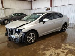 Salvage cars for sale at Pennsburg, PA auction: 2015 Honda Civic SE