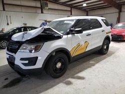 Salvage cars for sale at Chambersburg, PA auction: 2016 Ford Explorer Police Interceptor