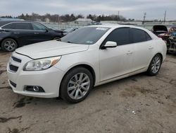 Salvage cars for sale at Pennsburg, PA auction: 2013 Chevrolet Malibu 2LT