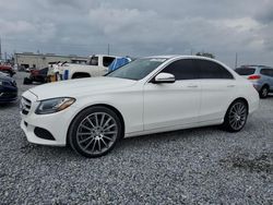 Salvage cars for sale at Riverview, FL auction: 2016 Mercedes-Benz C300