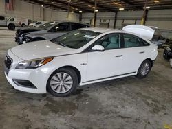 Salvage cars for sale at Jacksonville, FL auction: 2017 Hyundai Sonata Hybrid