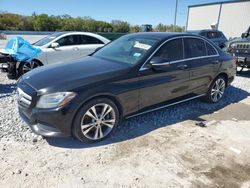 Mercedes-Benz C300 salvage cars for sale: 2015 Mercedes-Benz C300