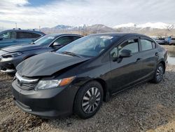 Honda Civic lx salvage cars for sale: 2012 Honda Civic LX