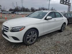 Mercedes-Benz c-Class salvage cars for sale: 2019 Mercedes-Benz C 300 4matic