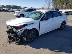 Salvage cars for sale at Dunn, NC auction: 2025 Hyundai Elantra Blue