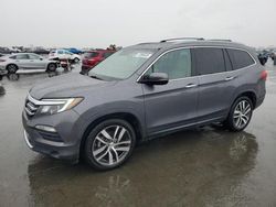 Salvage cars for sale at Martinez, CA auction: 2016 Honda Pilot Touring