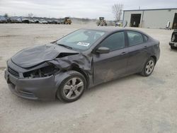 Salvage cars for sale at Kansas City, KS auction: 2015 Dodge Dart SXT