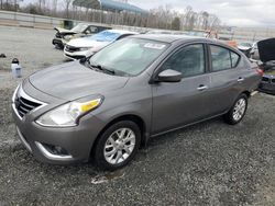 Salvage cars for sale at Spartanburg, SC auction: 2017 Nissan Versa S