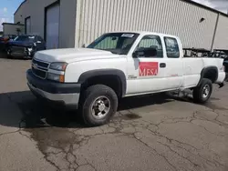 Salvage trucks for sale at Woodburn, OR auction: 2005 Chevrolet Silverado K3500