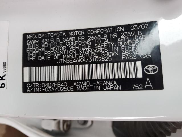 2007 Toyota Camry CE