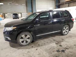 Salvage cars for sale at Eldridge, IA auction: 2012 Toyota Highlander Limited