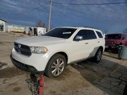 Salvage cars for sale at Pekin, IL auction: 2011 Dodge Durango Crew