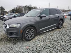 Salvage cars for sale at Mebane, NC auction: 2019 Audi Q7 Premium Plus