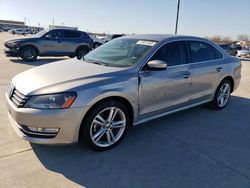 Volkswagen salvage cars for sale: 2013 Volkswagen Passat SEL