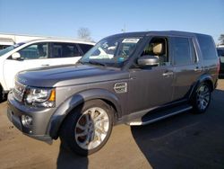 Salvage cars for sale at New Britain, CT auction: 2016 Land Rover LR4 HSE