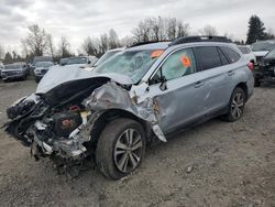 Salvage cars for sale from Copart Portland, OR: 2017 Subaru Outback 2.5I Premium