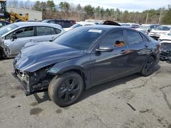 Salvage cars for sale at Exeter, RI auction: 2021 Hyundai Elantra SEL