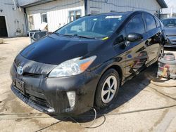 Salvage cars for sale at Pekin, IL auction: 2013 Toyota Prius