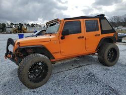 Jeep Wrangler Unlimited Sport salvage cars for sale: 2012 Jeep Wrangler Unlimited Sport