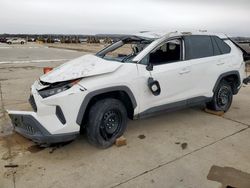 Salvage cars for sale at Grand Prairie, TX auction: 2021 Toyota Rav4 LE