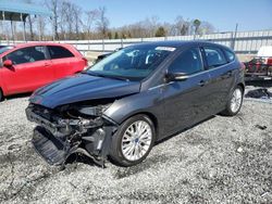 Salvage cars for sale at Spartanburg, SC auction: 2015 Ford Focus Titanium