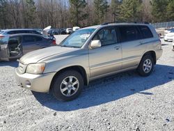 Salvage cars for sale at Gainesville, GA auction: 2005 Toyota Highlander Limited