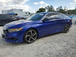 Honda Vehiculos salvage en venta: 2021 Honda Accord Sport