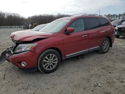 Salvage cars for sale at Windsor, NJ auction: 2016 Nissan Pathfinder S