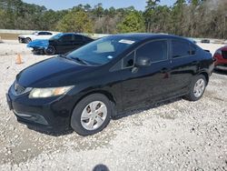 Salvage cars for sale at Houston, TX auction: 2014 Honda Civic LX