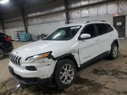 Jeep salvage cars for sale: 2017 Jeep Cherokee Latitude