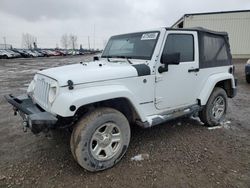 Salvage cars for sale at Rocky View County, AB auction: 2016 Jeep Wrangler Sport