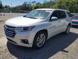 Carros salvage sin ofertas aún a la venta en subasta: 2018 Chevrolet Traverse High Country