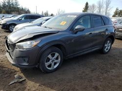 Salvage cars for sale at Bowmanville, ON auction: 2015 Mazda CX-5 Touring