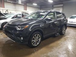 Toyota salvage cars for sale: 2017 Toyota Rav4 HV Limited