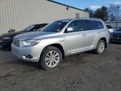 Salvage SUVs for sale at auction: 2008 Toyota Highlander Hybrid