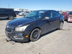 Salvage cars for sale at Grand Prairie, TX auction: 2015 Chevrolet Cruze LS