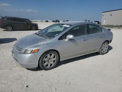 Salvage cars for sale at Taylor, TX auction: 2006 Honda Civic LX