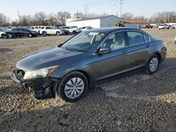 Salvage cars for sale from Copart Columbus, OH: 2012 Honda Accord LX