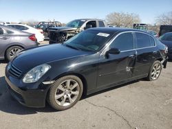 Salvage cars for sale at North Las Vegas, NV auction: 2006 Infiniti G35