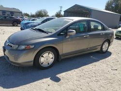 Salvage cars for sale at Midway, FL auction: 2006 Honda Civic Hybrid