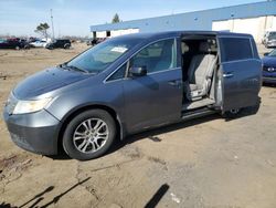 Salvage cars for sale at Woodhaven, MI auction: 2011 Honda Odyssey EXL